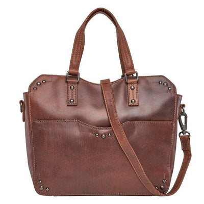 Concealed Carry Bethany Leather Satchel by Lady Conceal