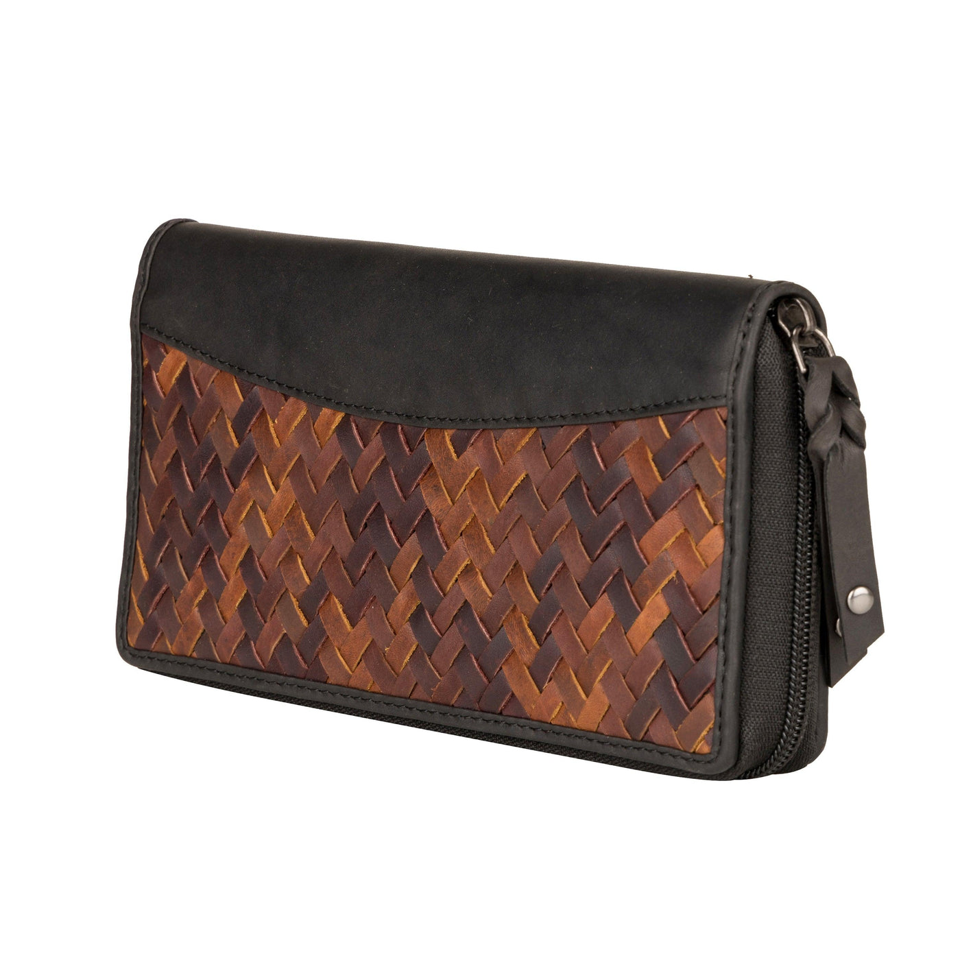 Angie RFID Woven Leather Wallet  by Lady Conceal