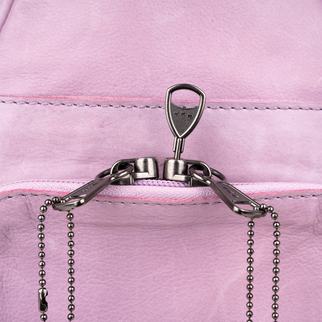 Concealed Carry Haven Sling Leather Backpack by Lady Conceal