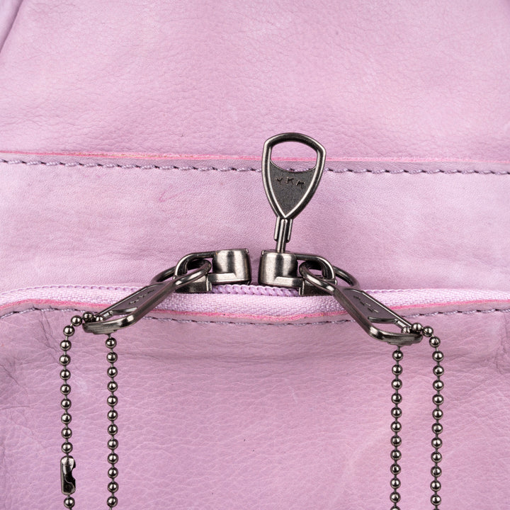 Concealed Carry Haven Sling Leather Backpack by Lady Conceal