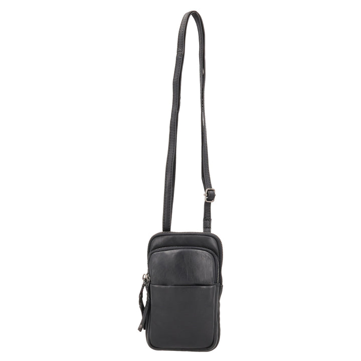 Shay Leather RFID Crossbody by Lady Conceal for Tasers and Pepper Spray