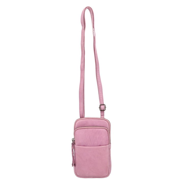 Shay Leather RFID Crossbody by Lady Conceal for Tasers and Pepper Spray