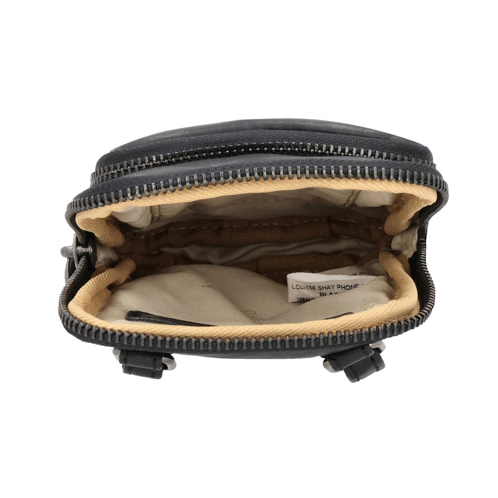 Shay Leather RFID Crossbody by Lady Conceal for Tasers and Pepper Spray