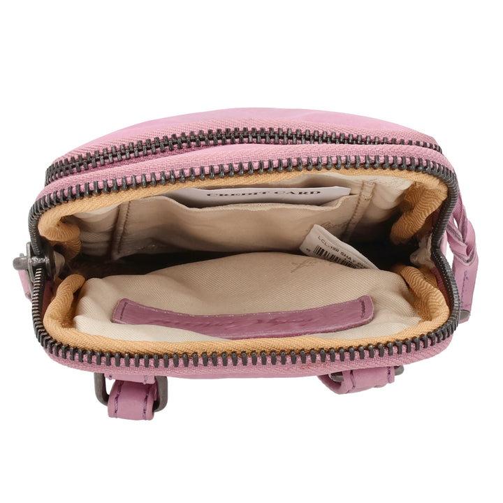 Shay Leather RFID Crossbody by Lady Conceal for Tasers and Pepper Spray