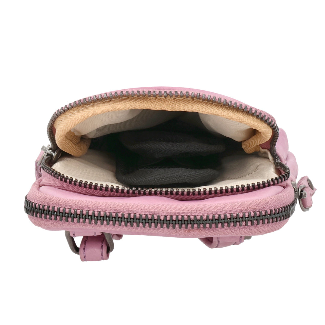 Shay Leather RFID Crossbody by Lady Conceal for Tasers and Pepper Spray