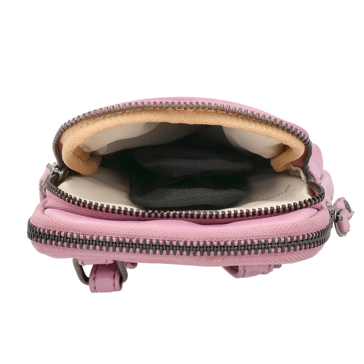 Shay Leather RFID Crossbody by Lady Conceal for Tasers and Pepper Spray