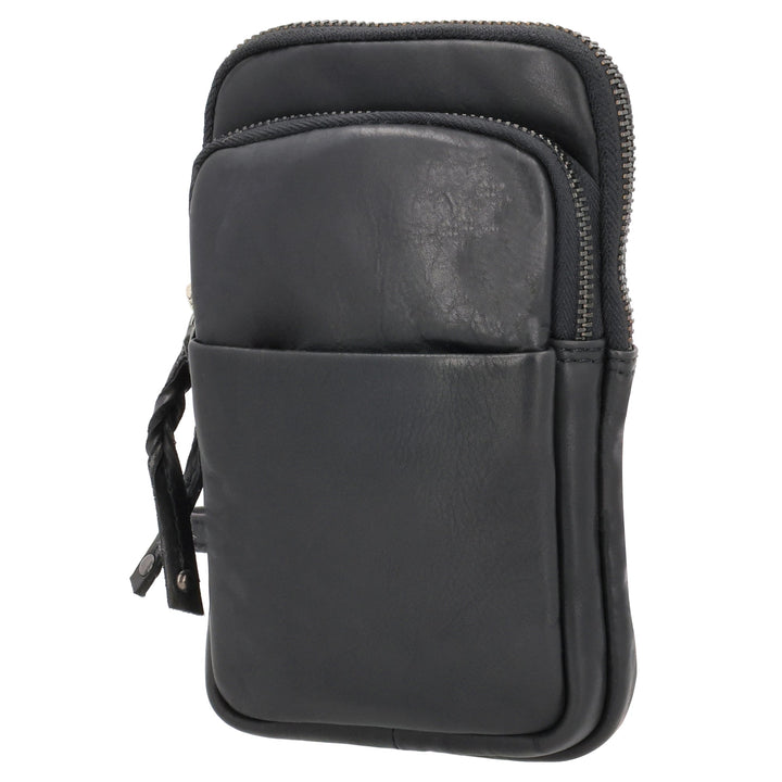 Shay Leather RFID Crossbody by Lady Conceal for Tasers and Pepper Spray