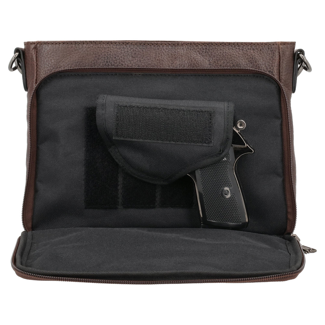 Concealed Carry Zoe Leather Crossbody by Lady Conceal