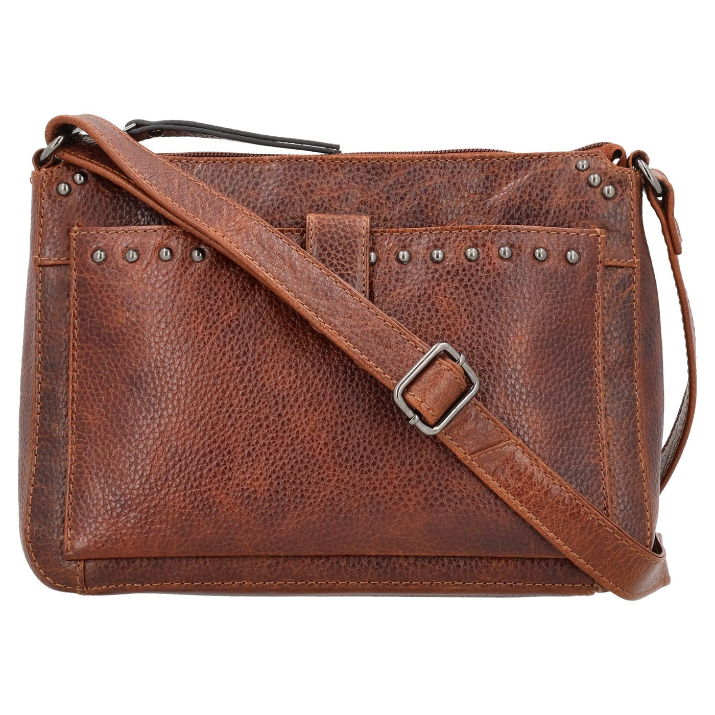 Concealed Carry Leah Buffalo Leather Crossbody w/Wallet by Lady Conceal