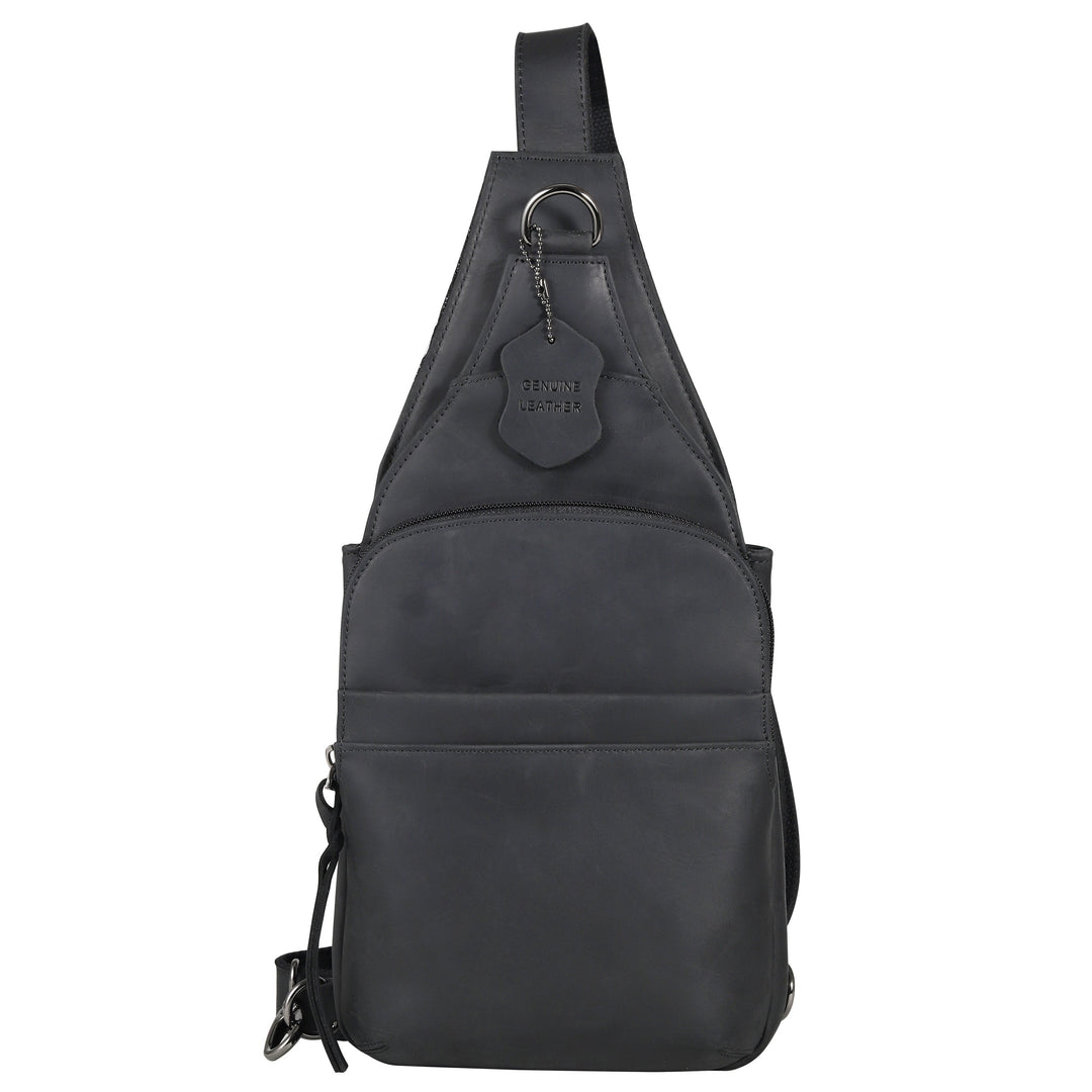 Concealed Carry Unisex Dakota Leather Sling by Lady Conceal