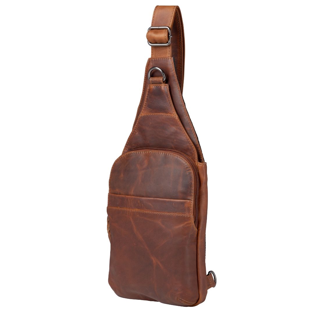 Concealed Carry Unisex Dakota Leather Sling by Lady Conceal
