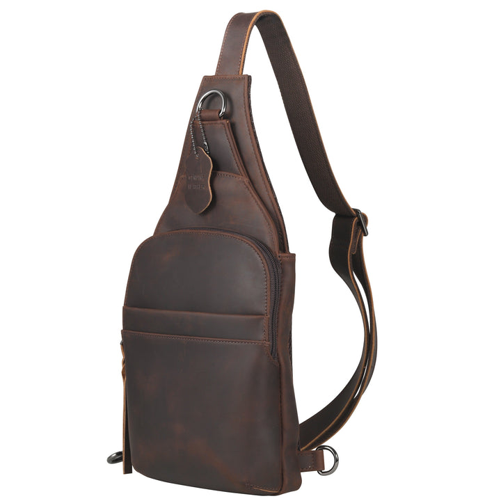 Concealed Carry Unisex Dakota Leather Sling by Lady Conceal