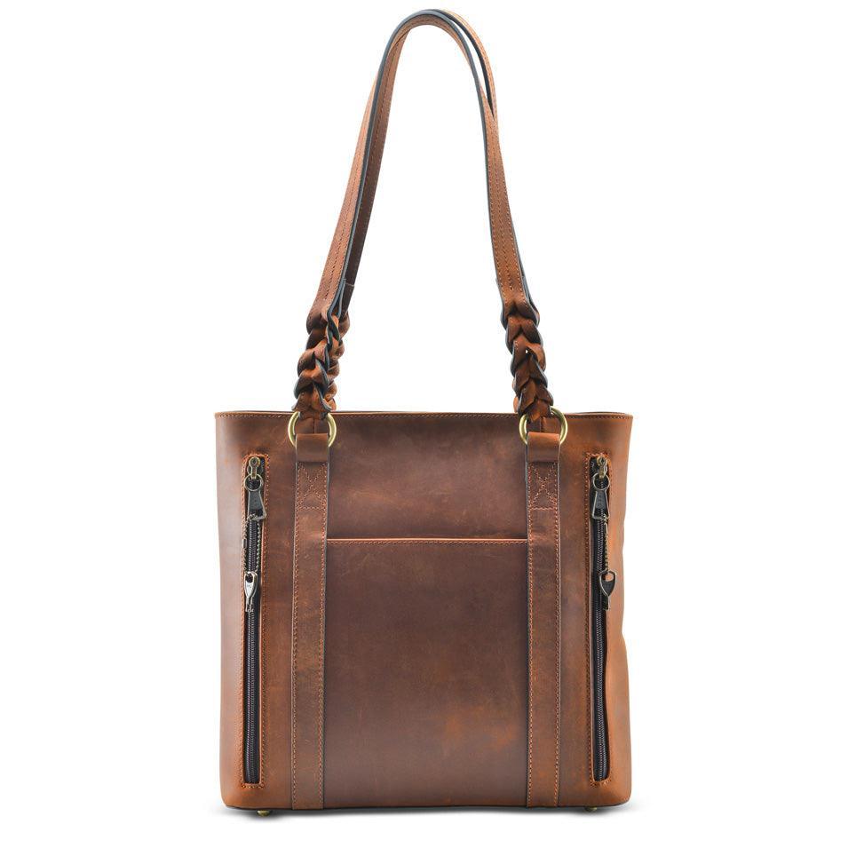 Concealed Carry Bella Leather Tote by Lady Conceal