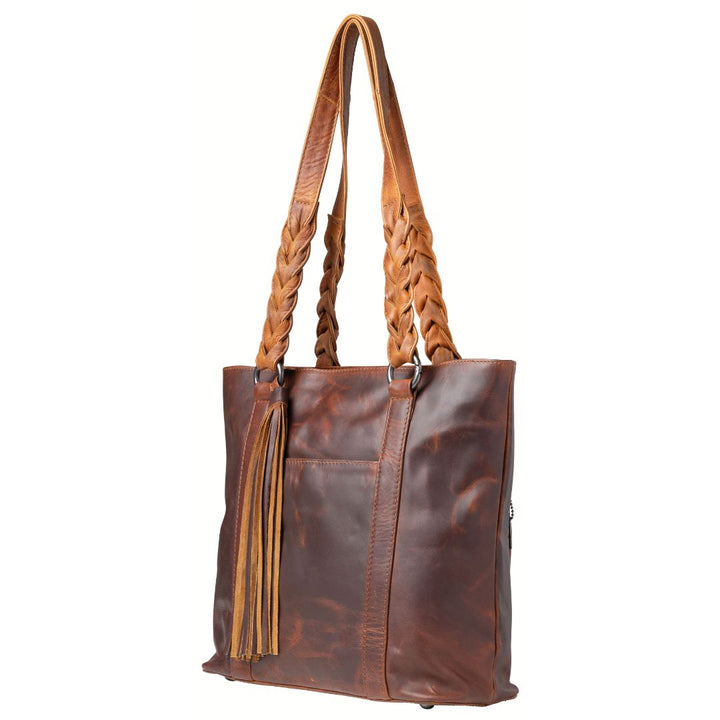 Concealed Carry Bella Leather Tote by Lady Conceal