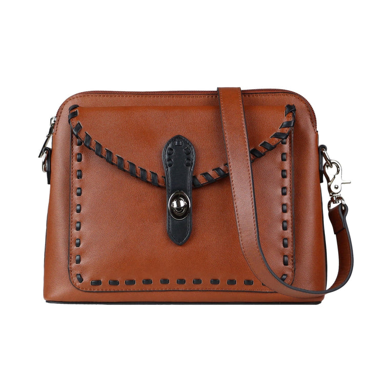Concealed Carry Evelyn Leather Crossbody by Lady Conceal