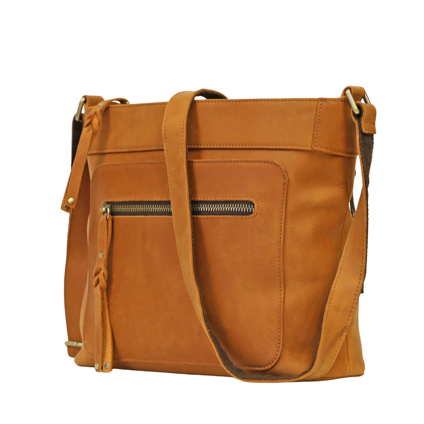 Concealed Carry Delaney Leather Crossbody by Lady Conceal