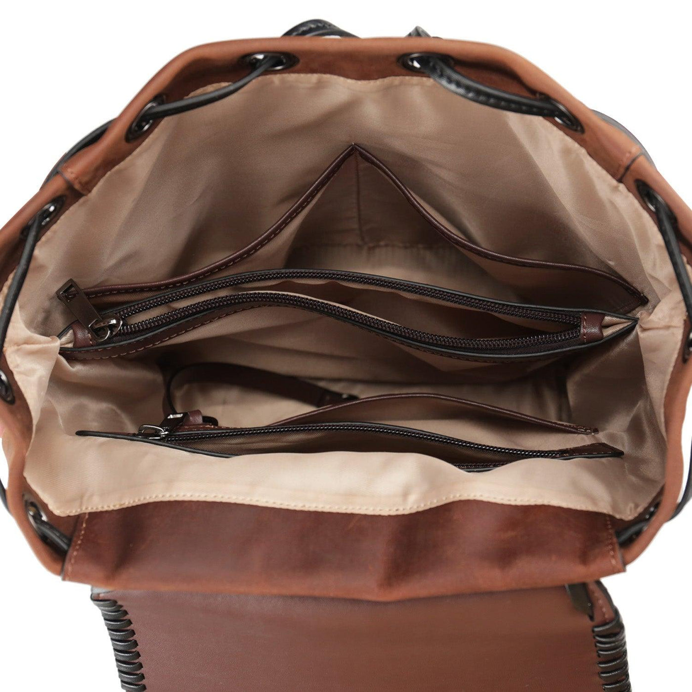 Concealed Carry Allie Leather Backpack by Lady Conceal