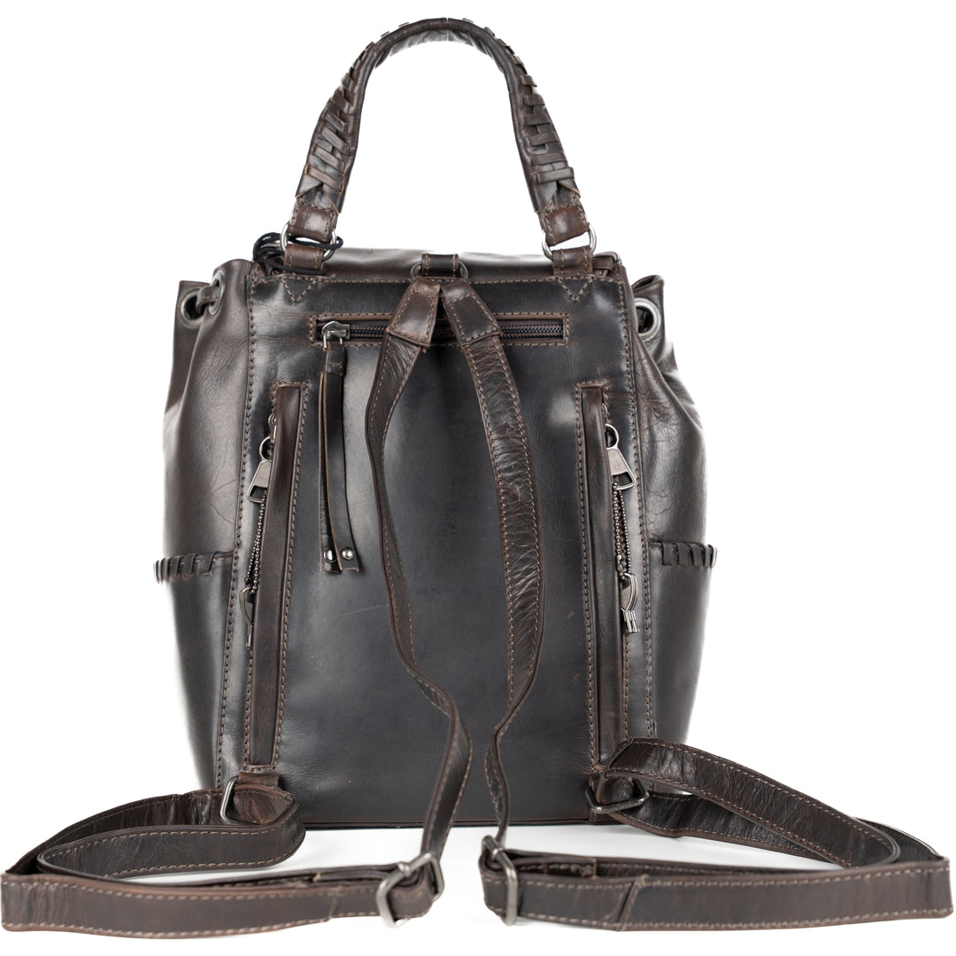 Concealed Carry Allie Leather Backpack by Lady Conceal