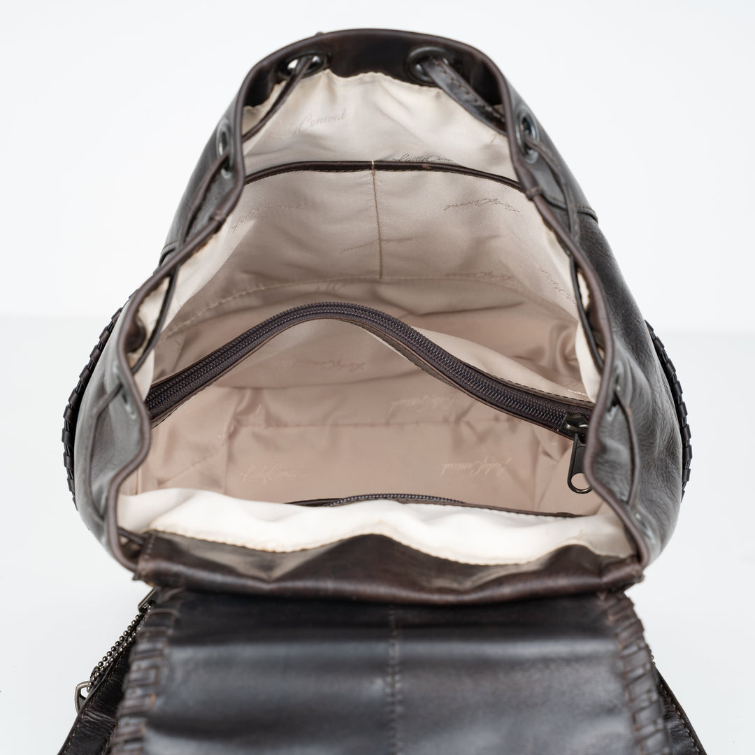 Concealed Carry Allie Leather Backpack by Lady Conceal