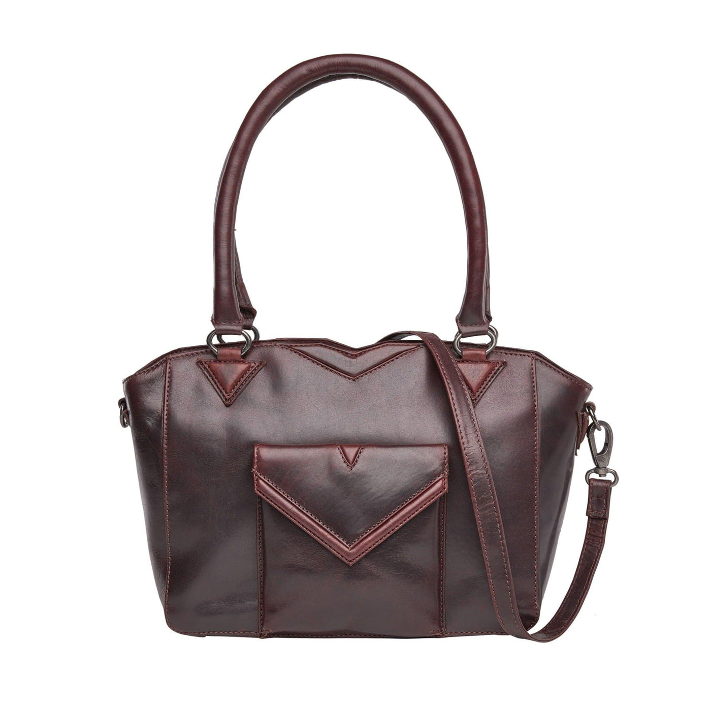 Concealed Carry Aubrey Leather Satchel by Lady Conceal