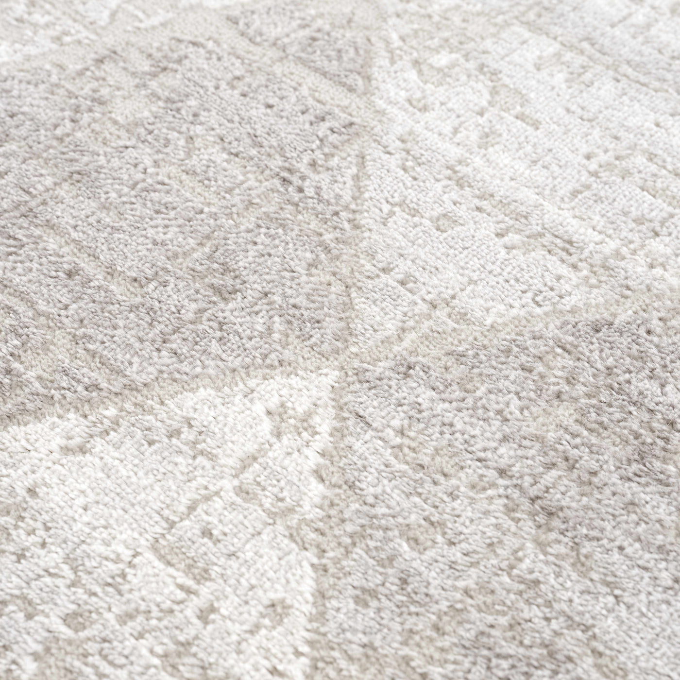 Basia Gray Geometric Modern Rug