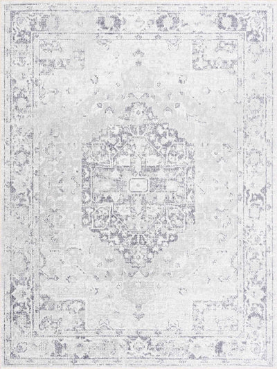 Akram Cream & Antrasit Washable Area Rug