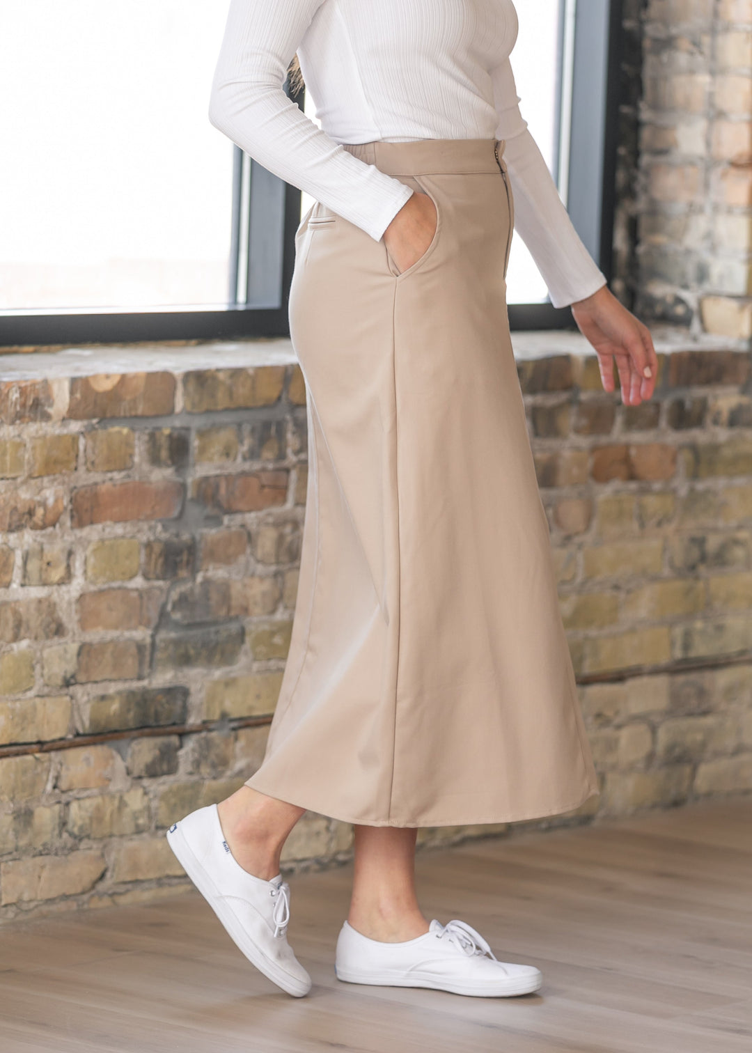 Dylan Midi Trouser Skirt