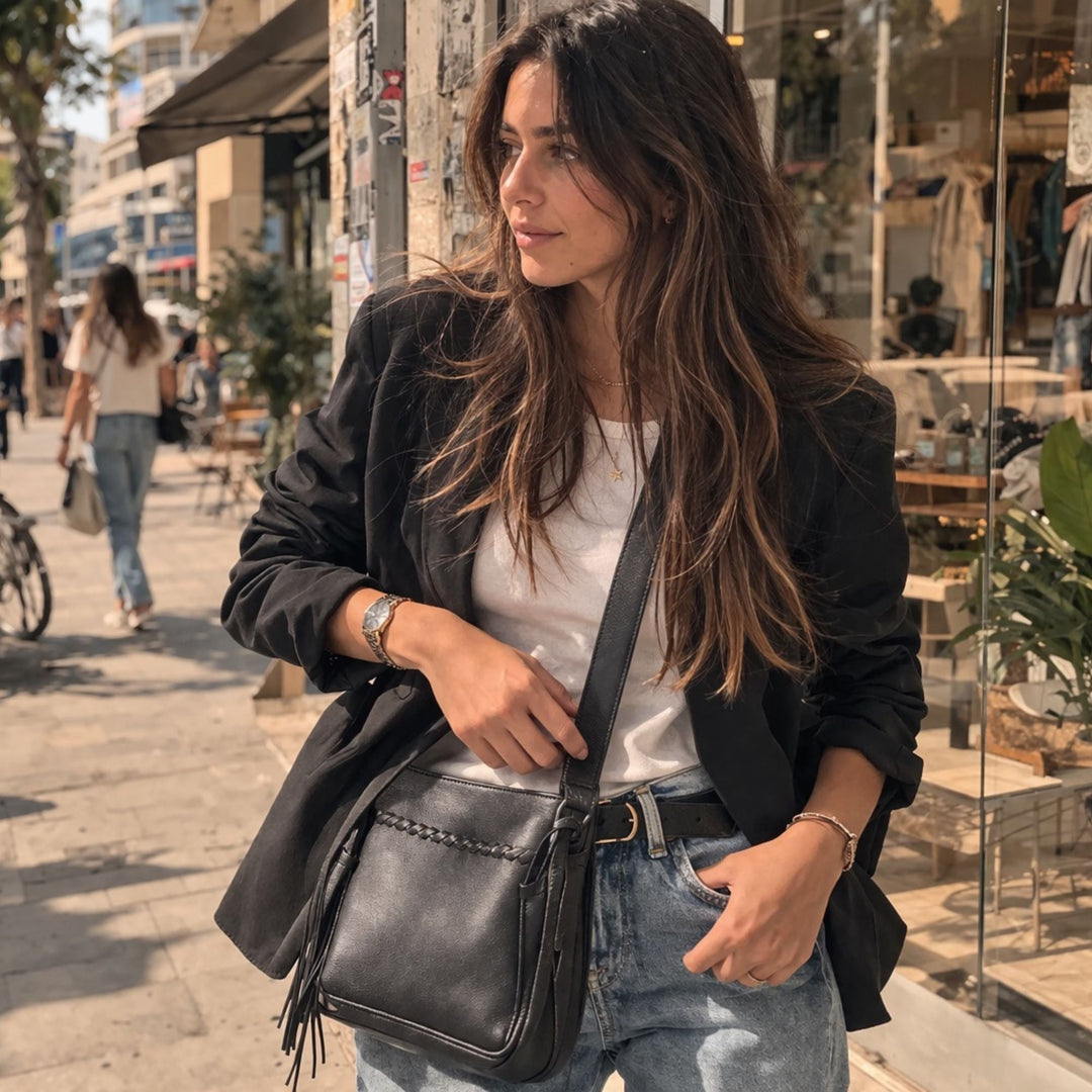 Concealed Carry Callie Leather Crossbody by Lady Conceal