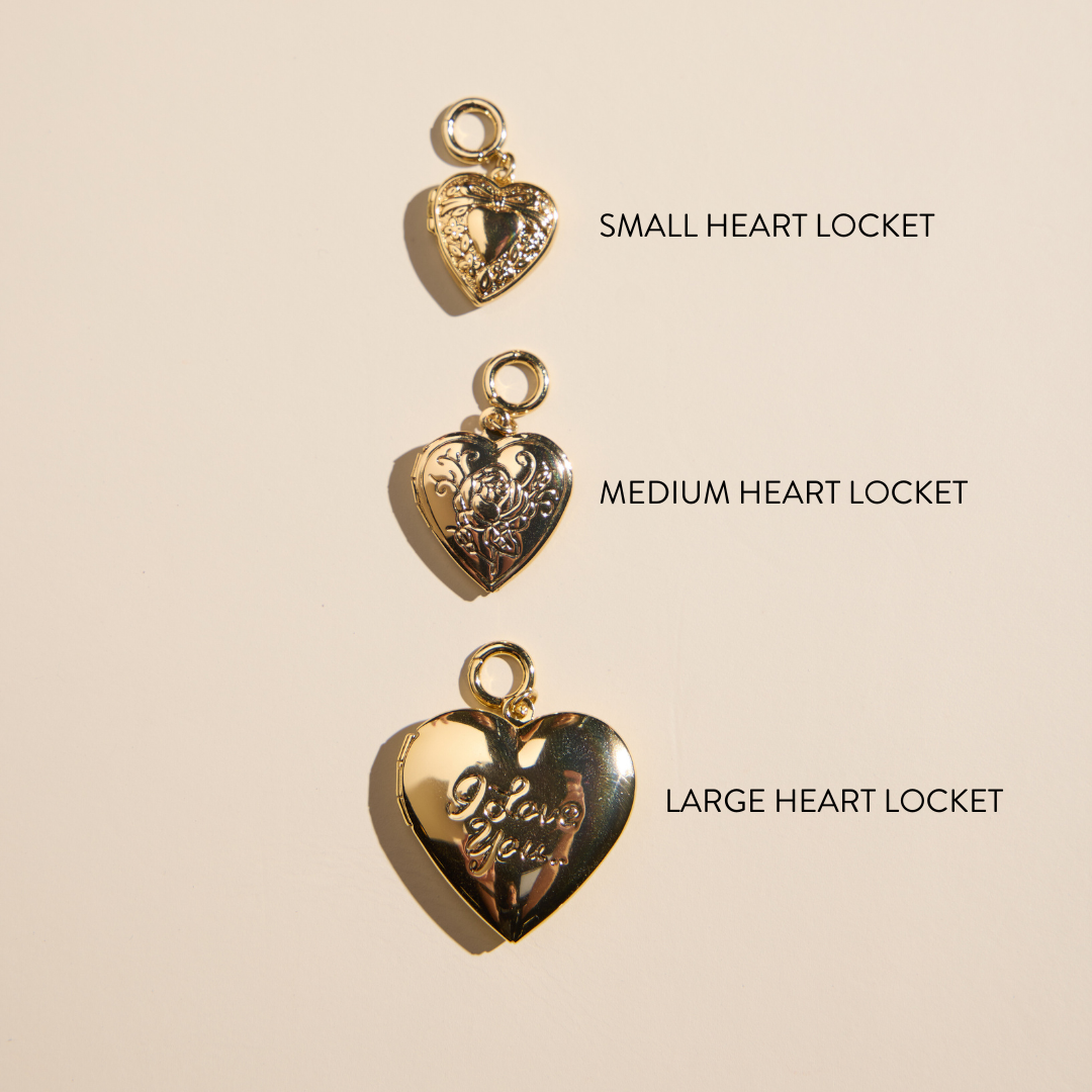 Gold Medium Heart Locket