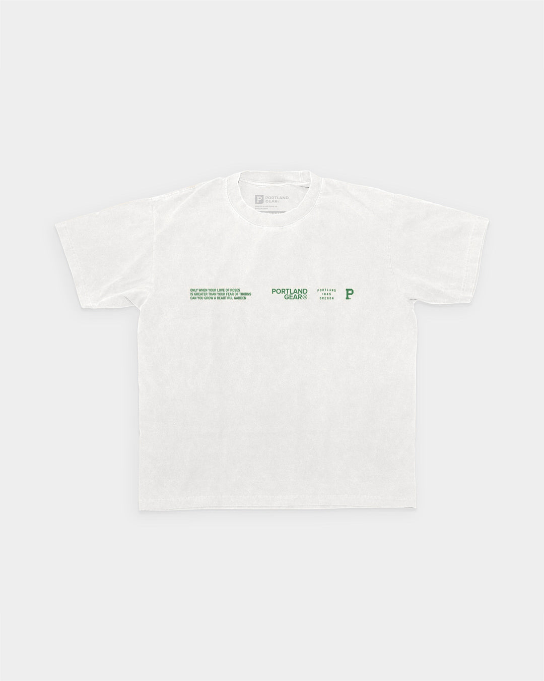 All-American Slogan Tee - Cement
