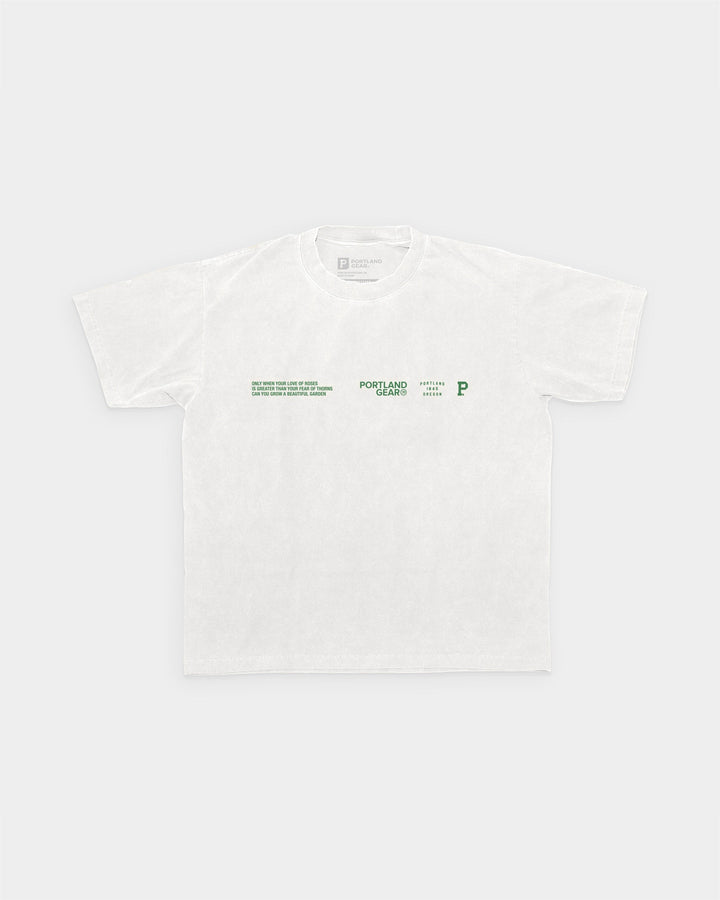 All-American Slogan Tee - Cement