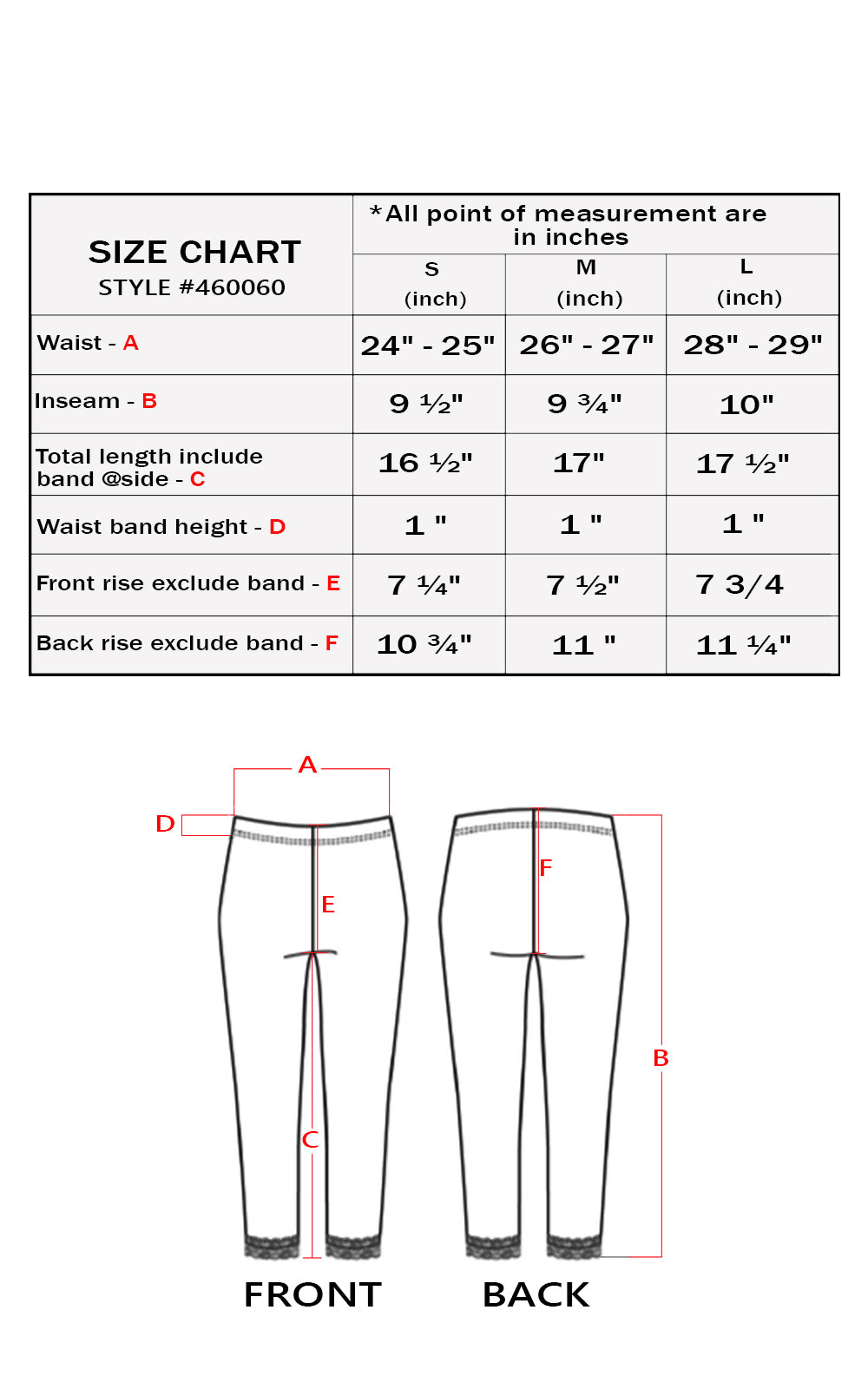 Sakkas Cotton Blend Lace Trim Stretch Bike Shorts - Made in USA