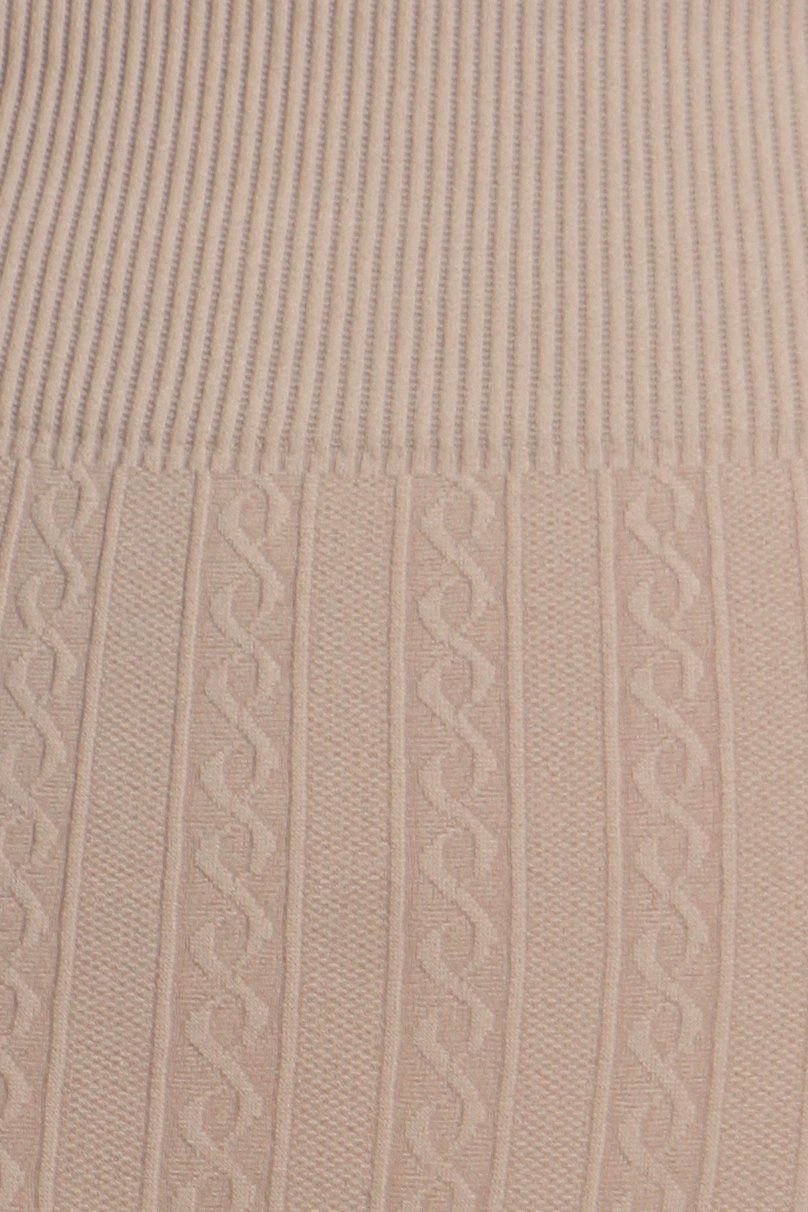 Sakkas Cable Knit Fleece Lined Leggings