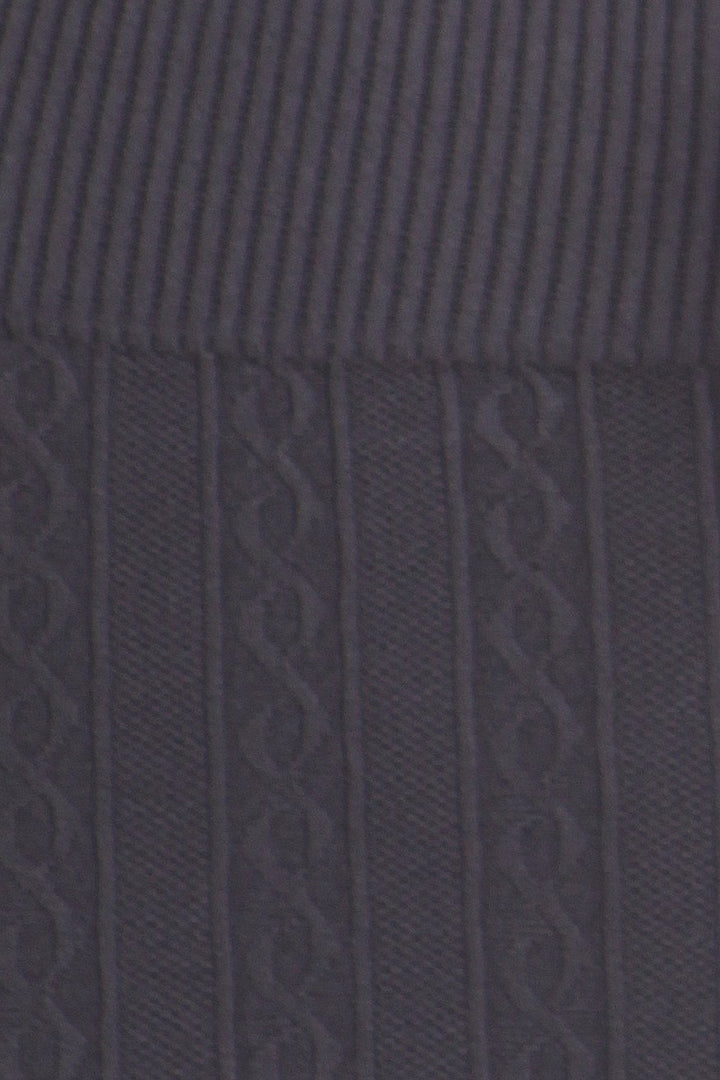 Sakkas Cable Knit Fleece Lined Leggings