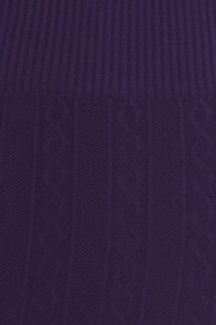Sakkas Cable Knit Fleece Lined Leggings