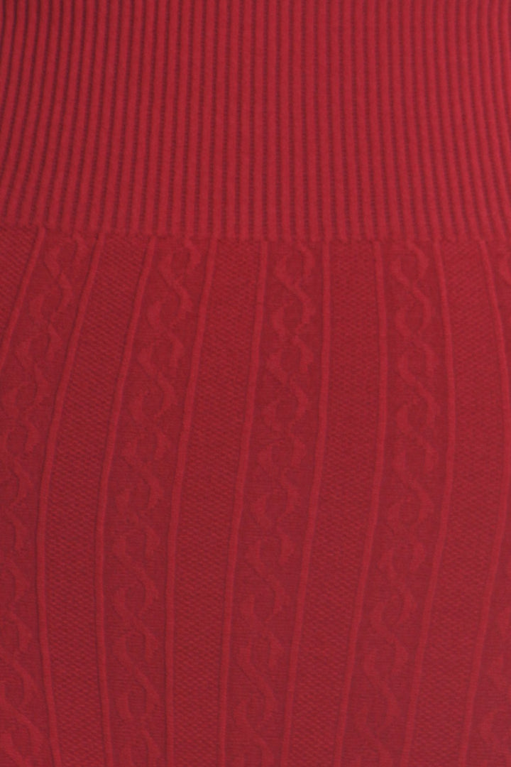 Sakkas Cable Knit Fleece Lined Leggings