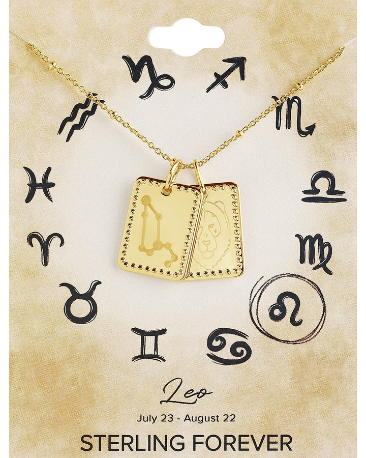 Zodiac Tag Necklace