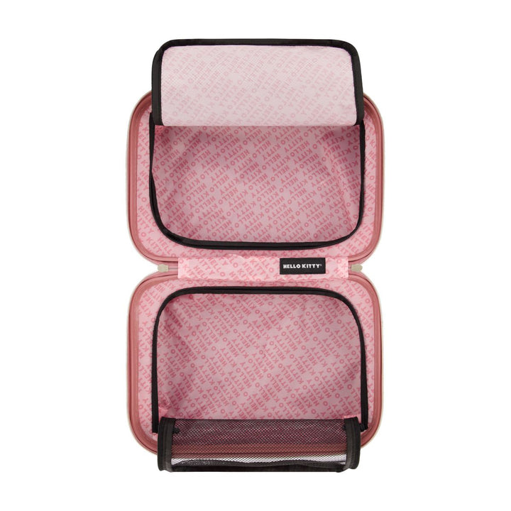 Hello Kitty Pink Molded Carry-on Train Case