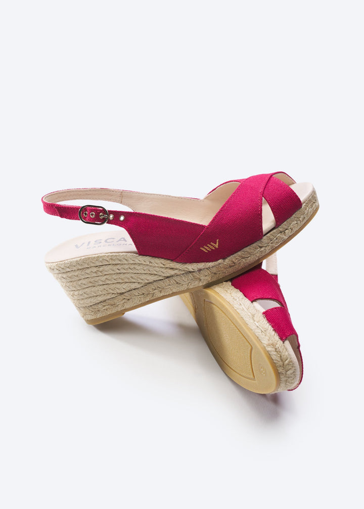 Llansa Canvas Espadrille Sandal Wedges