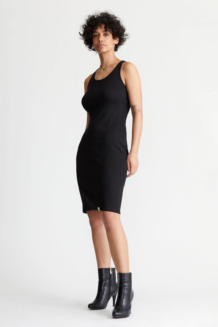 Pima Rib Knit L&L Racerback Dress