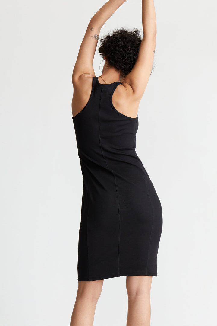 Pima Rib Knit L&L Racerback Dress