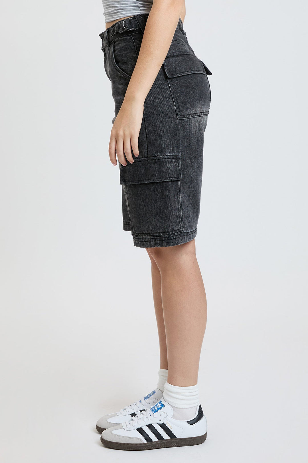 Women's High Rise Cargo Jort