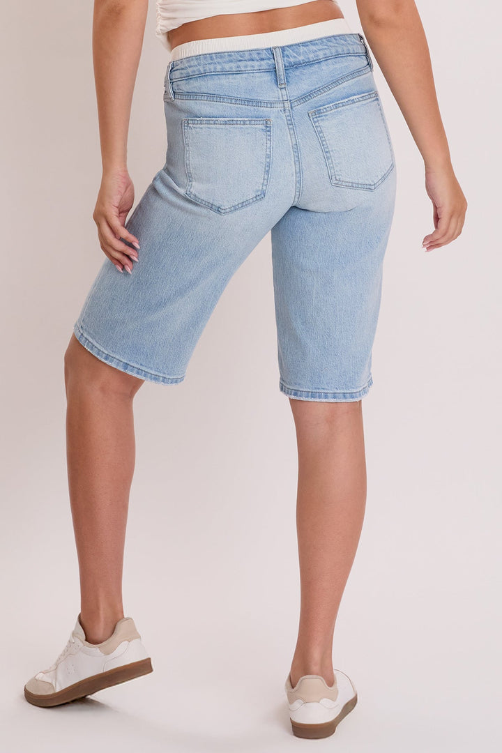 Women's Mid Rise Jort with Removable Boxer Waist