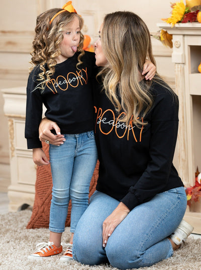 Mommy and Me Spooky Season Top