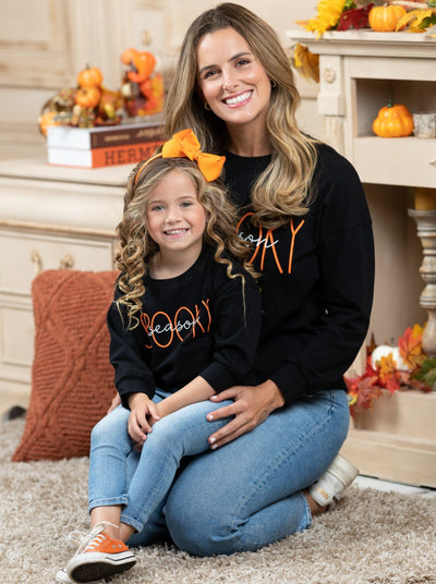 Mommy and Me Spooky Season Top