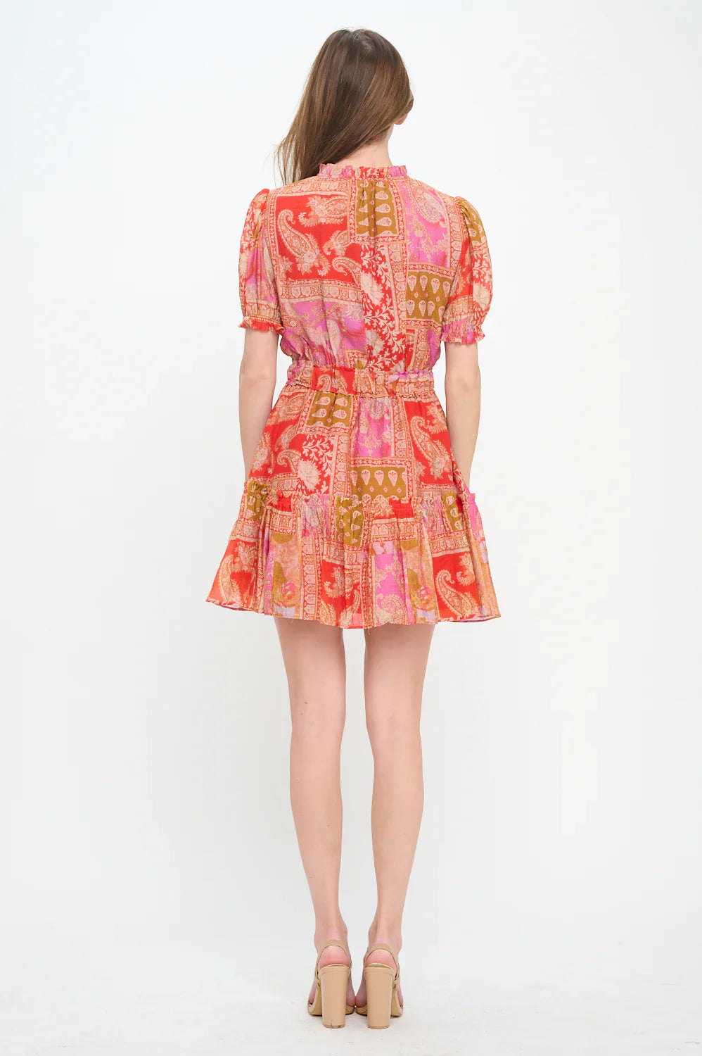 Mediterranean Majesty Short Dress