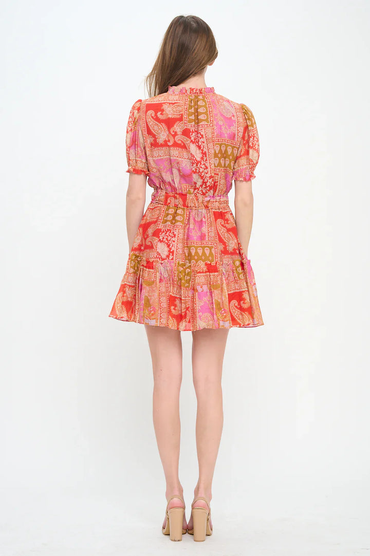 Mediterranean Majesty Short Dress
