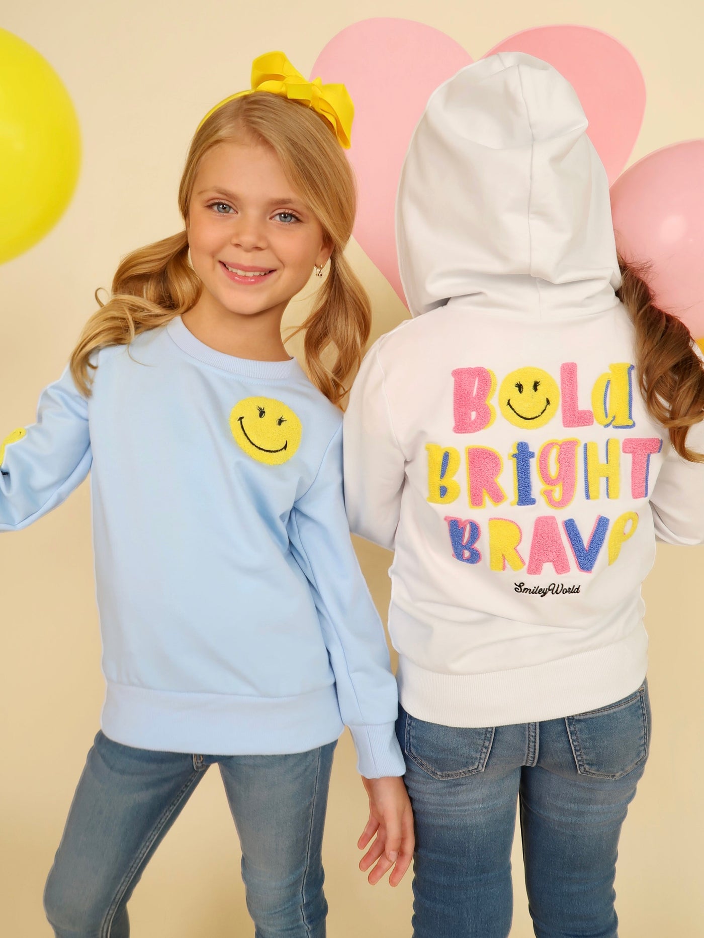 SmileyWorld  Bold, Bright, Brave Zip-Up Hoodie