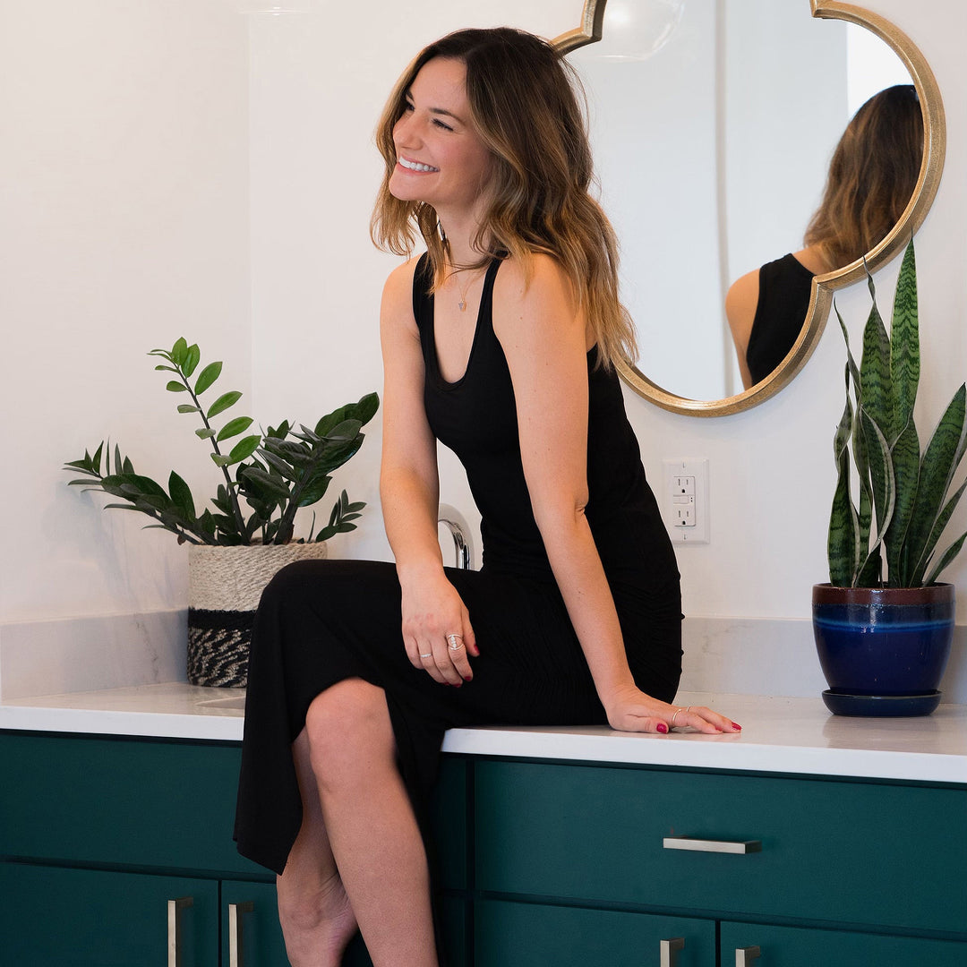 Maxi Side Hustle Dress - Black