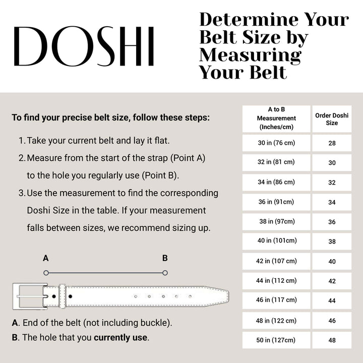 Classic Formal Belt (Only sizes 32 and 34)